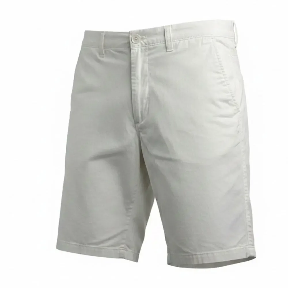 J.Crew Club Men's White Chino Shorts - Size 35W - Classic Summer Casual